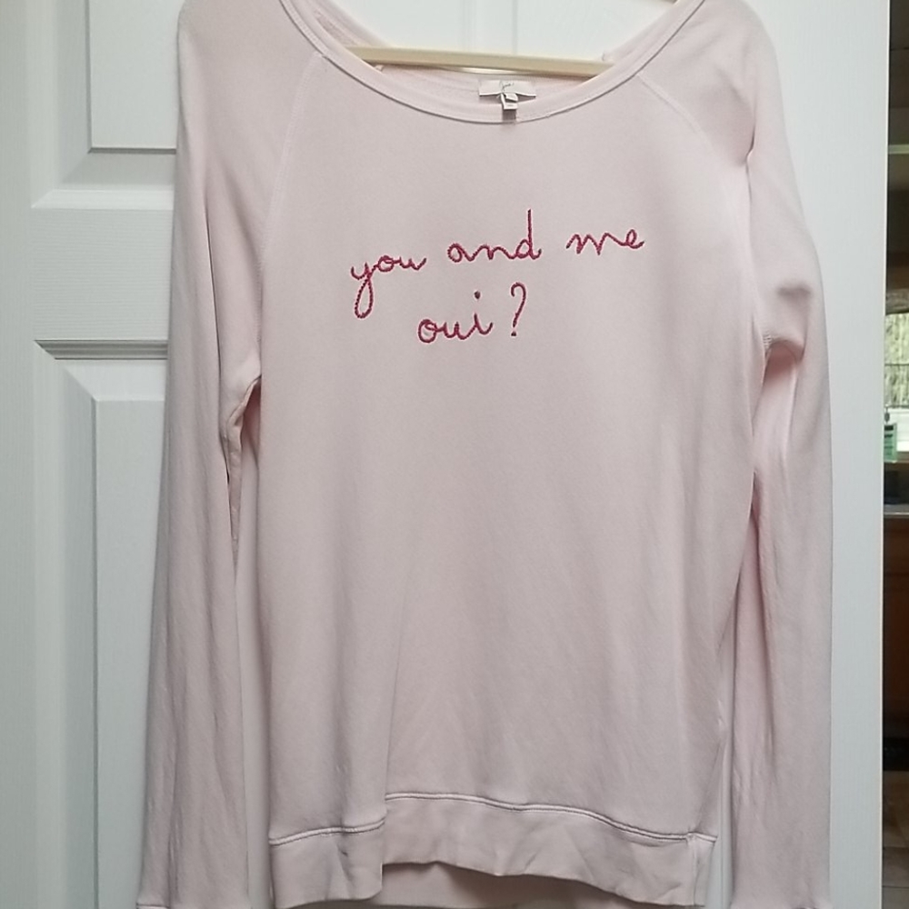 Joie "you and me" sweatshirt